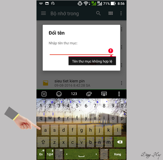 Giao diện bàn phím mới