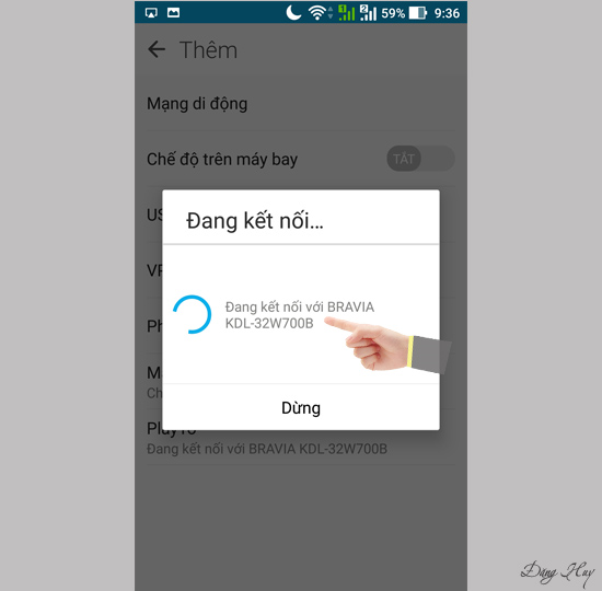 Đang kết nối