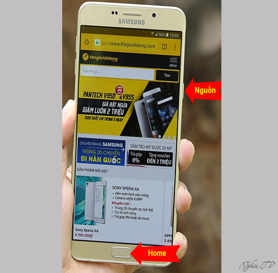 Chụp Màn Hình Trên Samsung Galaxy A9 Pro - Thegioididong.Com