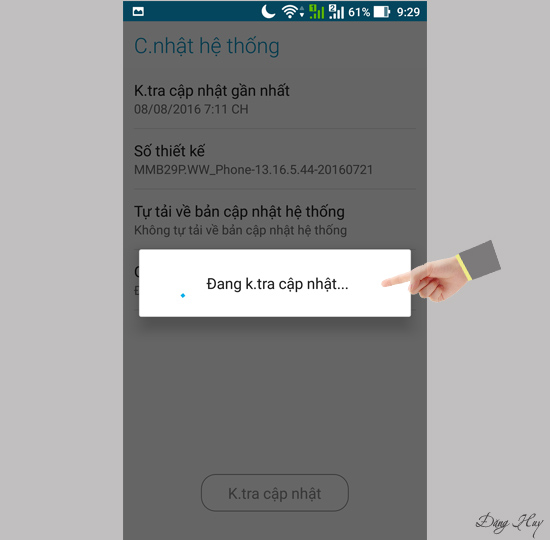 Đang kiểm tra bản cập nhật.