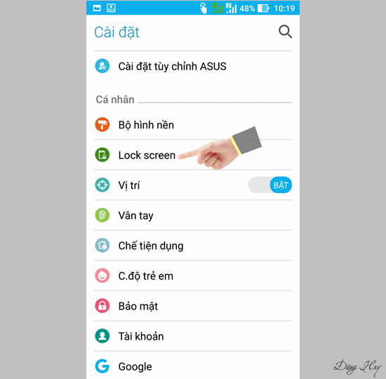 Bước 2: Chọn 