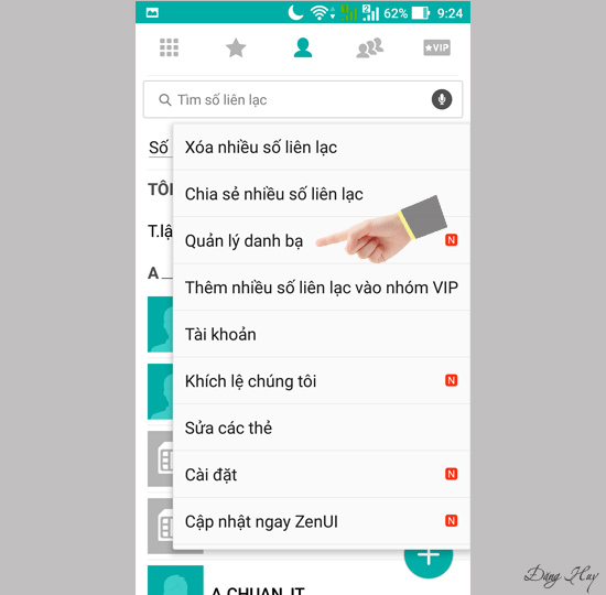 Bước 3: Chọn 