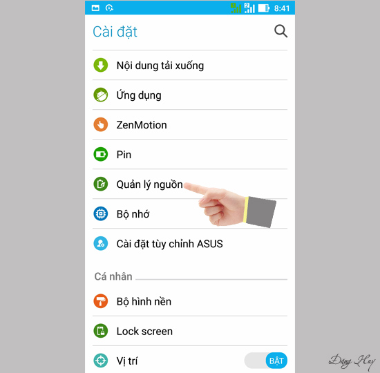 Bước 2: Chọn 