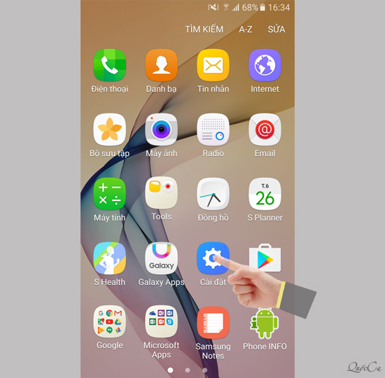 Chế độ siêu tiết kiệm pin Samsung Galaxy J7 Prime