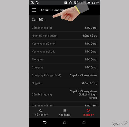 M&aacute;y c&oacute; hỗ trợ đầy đủ cảm biến