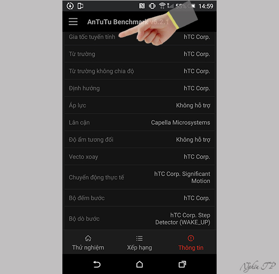 M&aacute;y c&oacute; hỗ trợ đầy đủ cảm biến