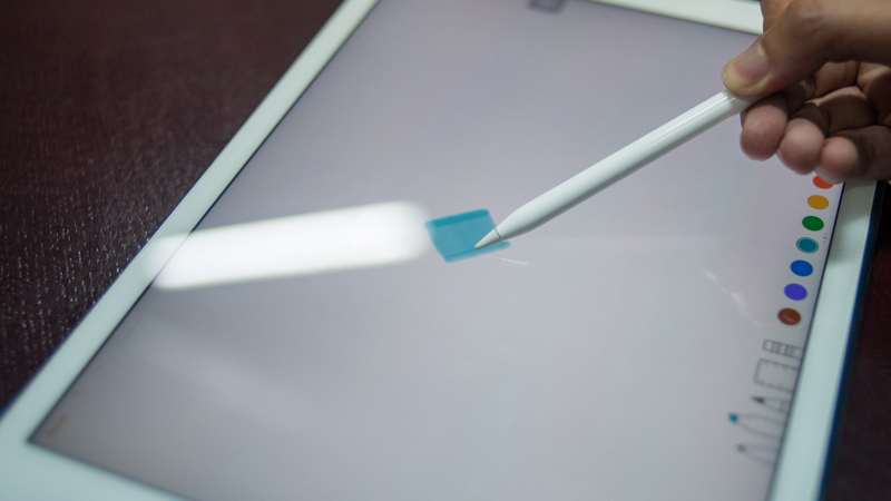 Sử dụng Apple Pencil có thể vẽ những hình dạng hoàn hảo