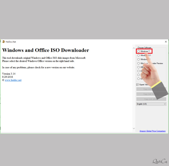 Phần mềm tải bộ cài Windows và Office từ server Microsoft