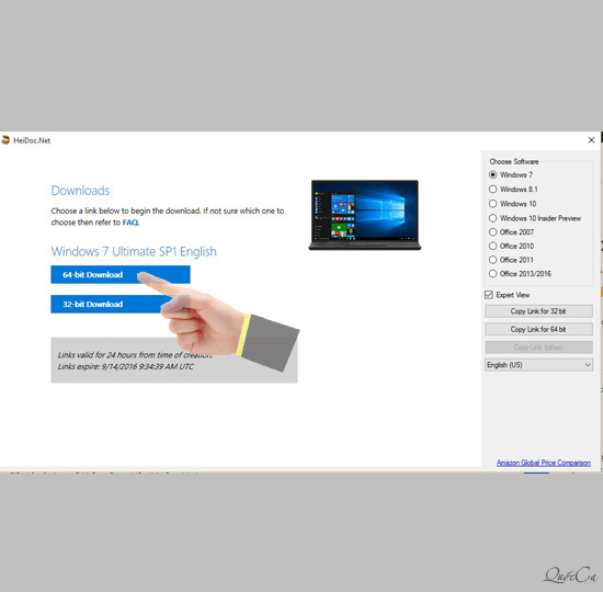 Phần mềm tải bộ cài Windows và Office từ server Microsoft