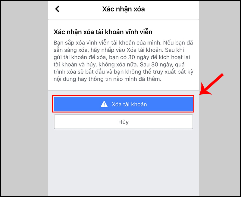 Cách Xóa Tài Khoản Facebook Vĩnh Viễn Trên Điện Thoại, Máy Tính -  Thegioididong.Com