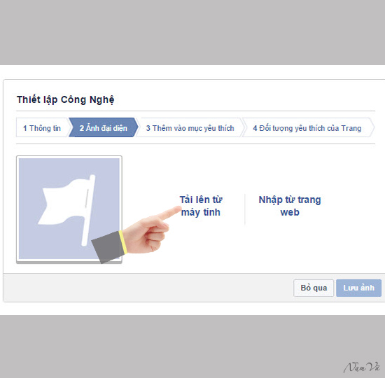 thay ảnh đại diện cho Fanpage