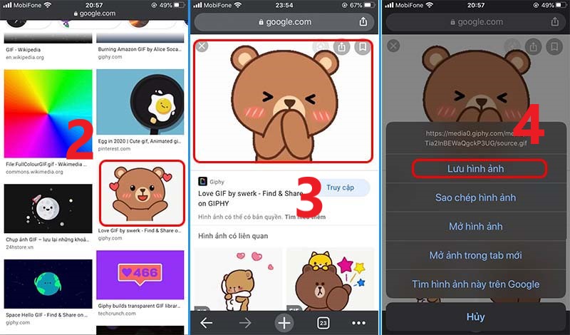 Hướng dẫn cách tải, lưu ảnh GIF về điện thoại Android, iPhone đơn ...