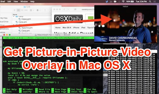 L&agrave;m thế n&agrave;o để ghim cửa sổ video tr&ecirc;n m&agrave;n h&igrave;nh Mac OS X.
