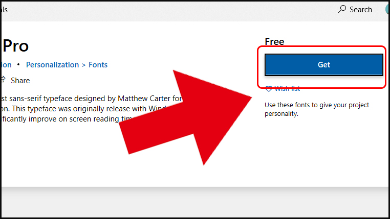 Font sau khi tải sẽ được thêm tự động vào bộ sưu tập font của máy