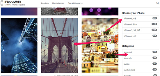Chọn dòng máy của bạn ở khung bên phải, iPhone 7 bạn có thể chọn iPhone 6, 6s nhé.