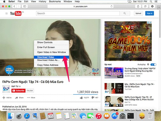 Cách tải video đơn giản từ Youtube trên Mac OS
