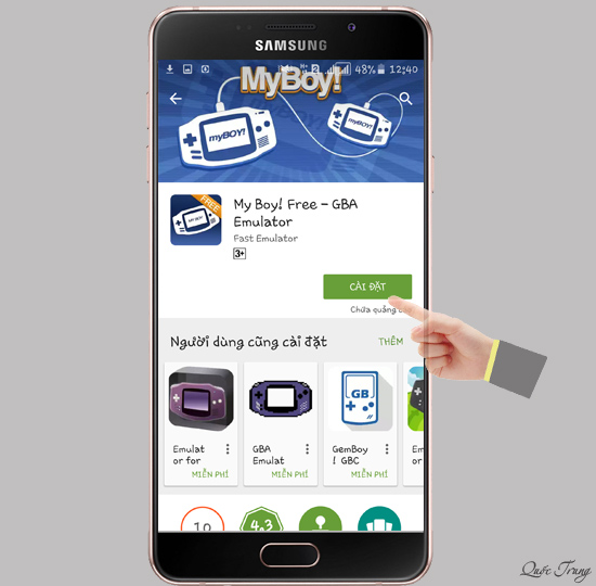 Chọn Cài đặt để cài đặt ứng dụng.