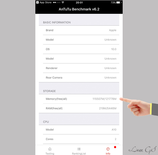 T&ecirc;n , hệ điều h&agrave;nh đang chạy,bộ nhớ,chip xử l&yacute;...