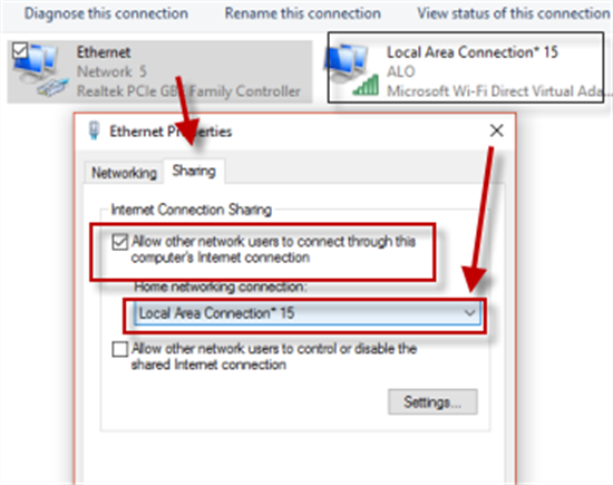 Phát Wifi trên Windows 10 (Version : 1607) mới nhất