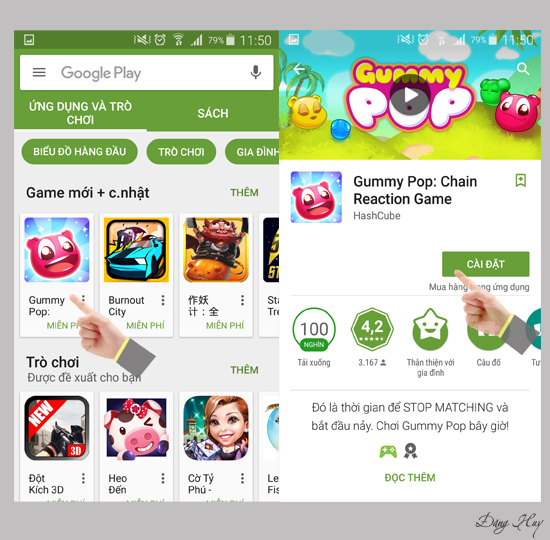 Bước 4: Chọn các ứng dụng muốn cài đặt.