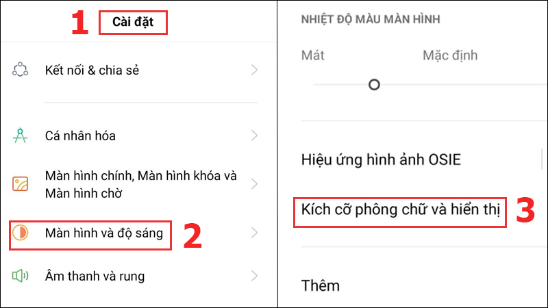 Tùy chọn font chữ theo ý thích của bạn