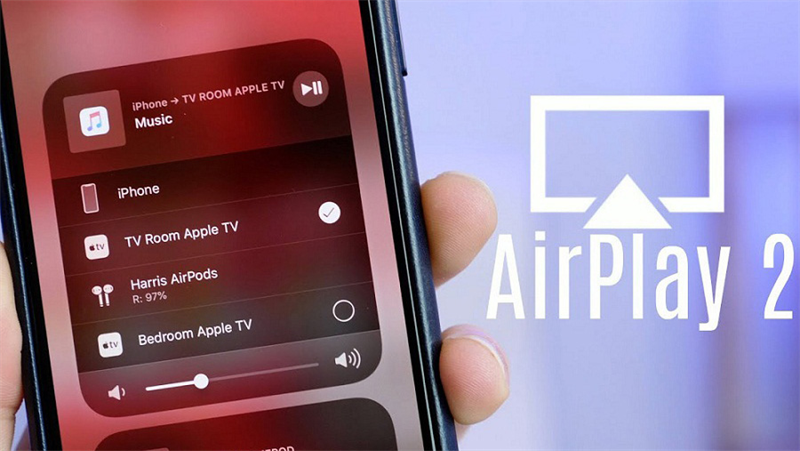 Kết nối iPhone với smart tivi bằng AirPlay 