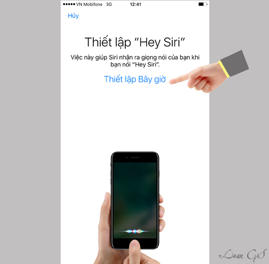 Bạn chọn tiết lập