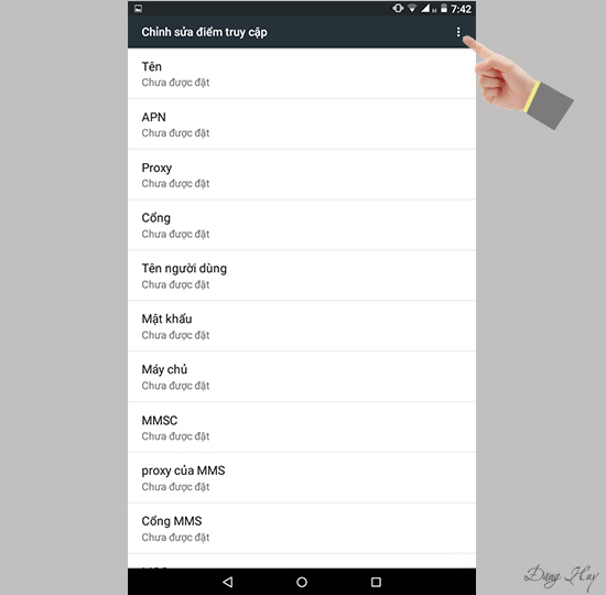 Bước 7: Chọn ...