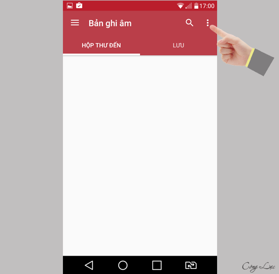 Chọn dấu 3 chấm