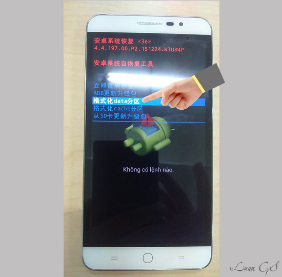 Chọn hàng chữ chứa data