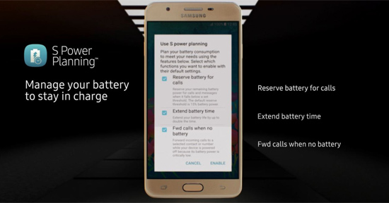 S Power Planning và cách sử dụng tính năng trên Galaxy J7 Prime