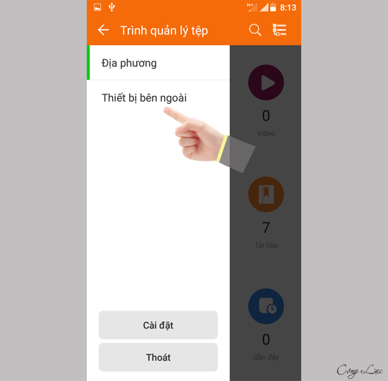 Thiết bị bên ngoài