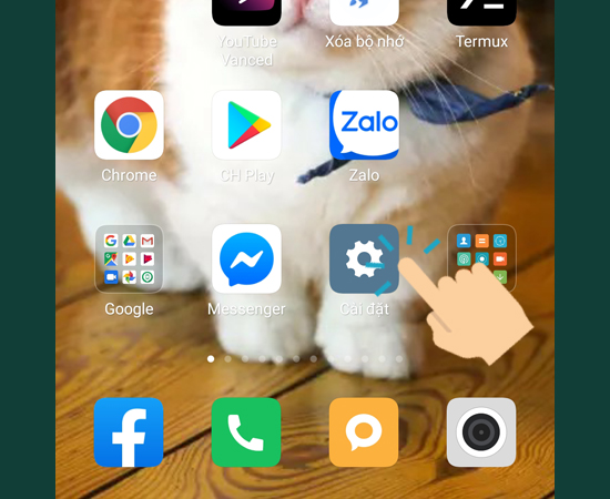  v&agrave;o C&agrave;i đặt