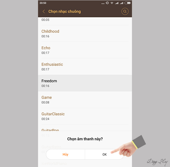 Bước 6: Chọn OK