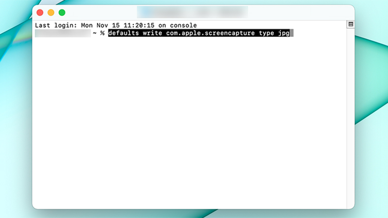 Chuyển đổi định dạng ảnh chụp màn hình thông qua Terminal trên MacBook