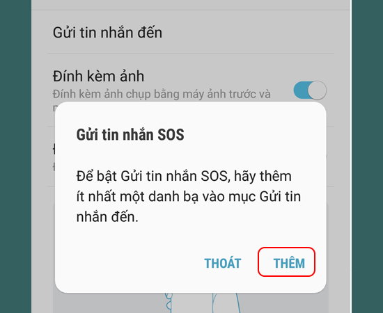 Bước 5: Tiếp theo chọn Th&ecirc;m.