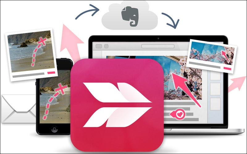 Phần mềm Skitch sẽ chụp ảnh cả trang web và cho ra ảnh với độ phân giải cao