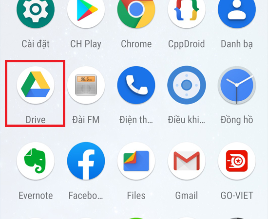 Bước 1: Mở Google Drive.