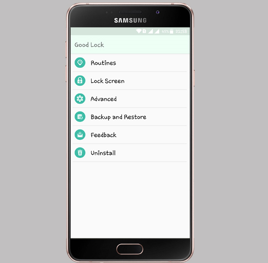Giao diện Good Lock