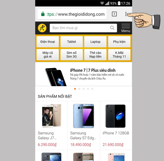 Xóa dữ liệu duyệt web Chrome trên Android