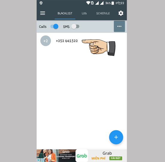Đã chặn thành công