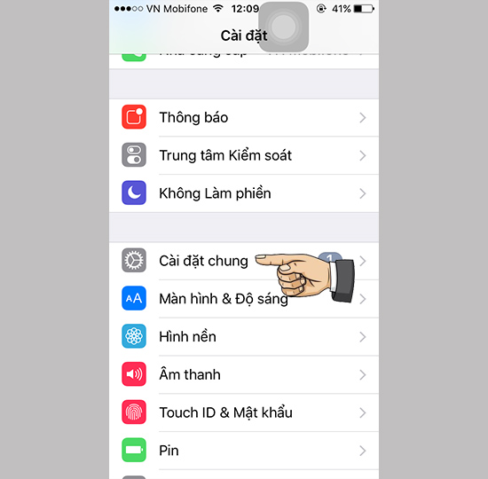Dùng nút home ảo iPhone để khóa màn hình với một lần chạm