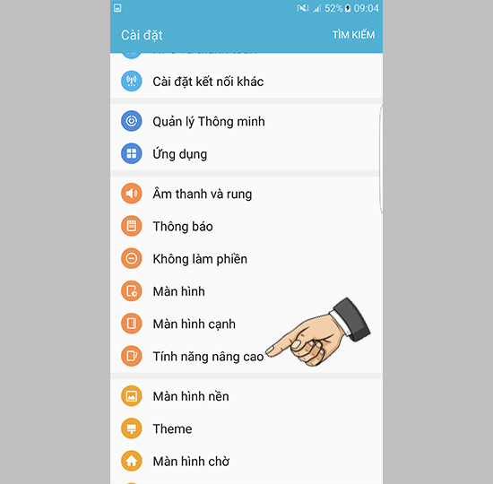 T&iacute;nh năng n&acirc;ng cao