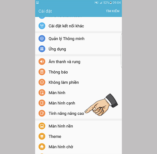 T&iacute;nh năng n&acirc;ng cao