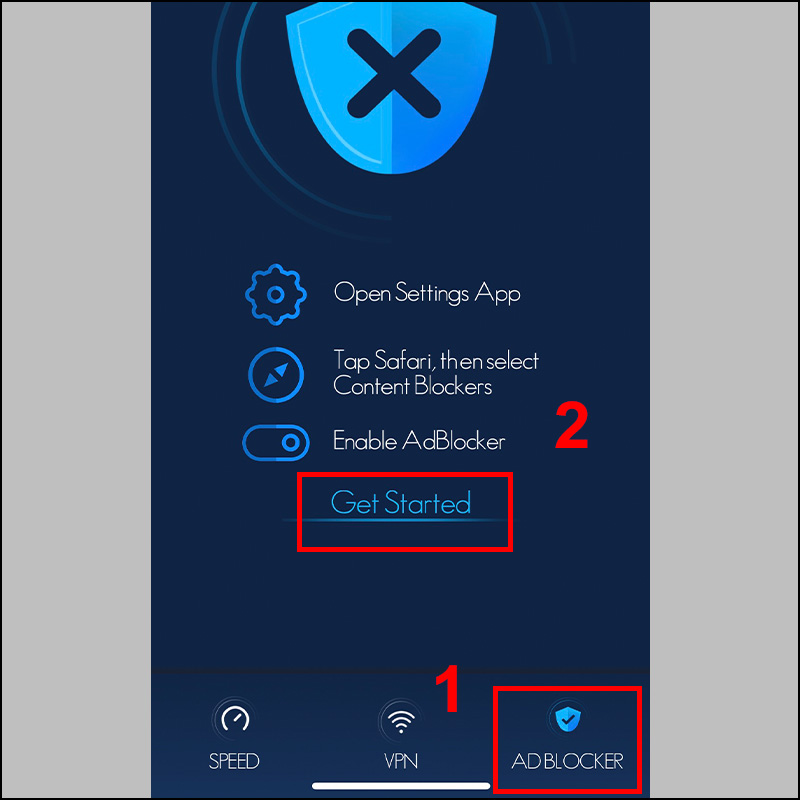 chặn quảng cáo trên iPhone, iPad 
