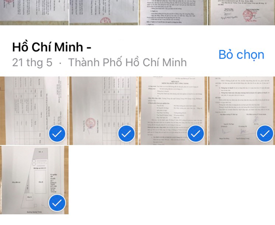 Bước 3: Chọn tấm ảnh mong muốn và vuốt sang những tấm ảnh bên cạnh.