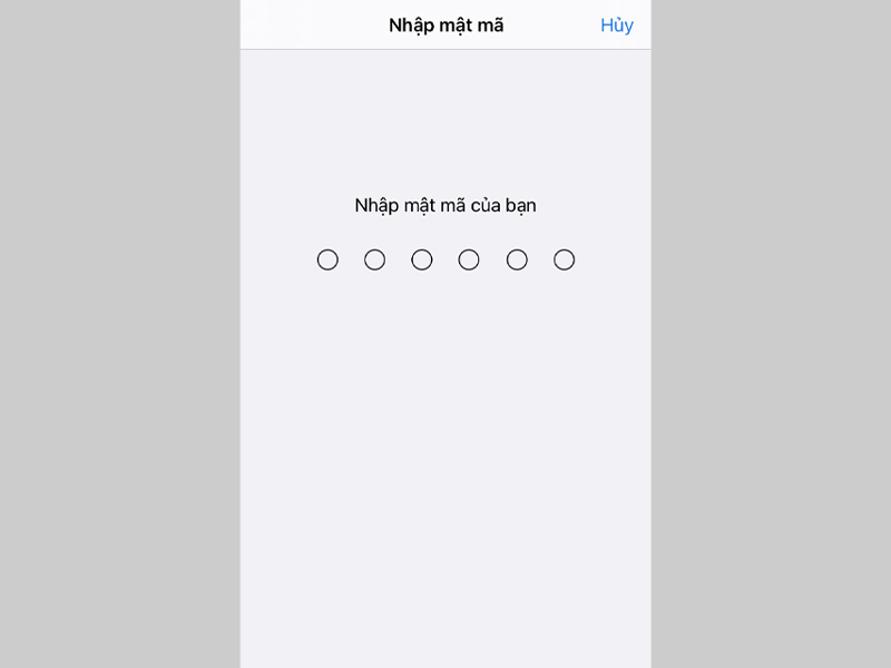 Nhập mật khẩu m&aacute;y theo y&ecirc;u cầu