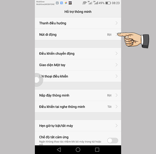 Nút di động