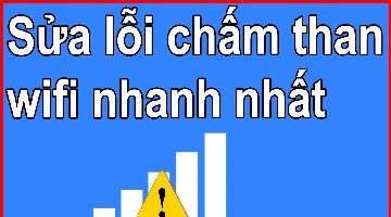 Sửa lỗi mạng máy tính bị chấm than vàng