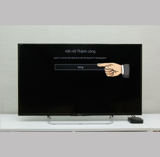 ​Apple TV đã kết nối Wifi thành công